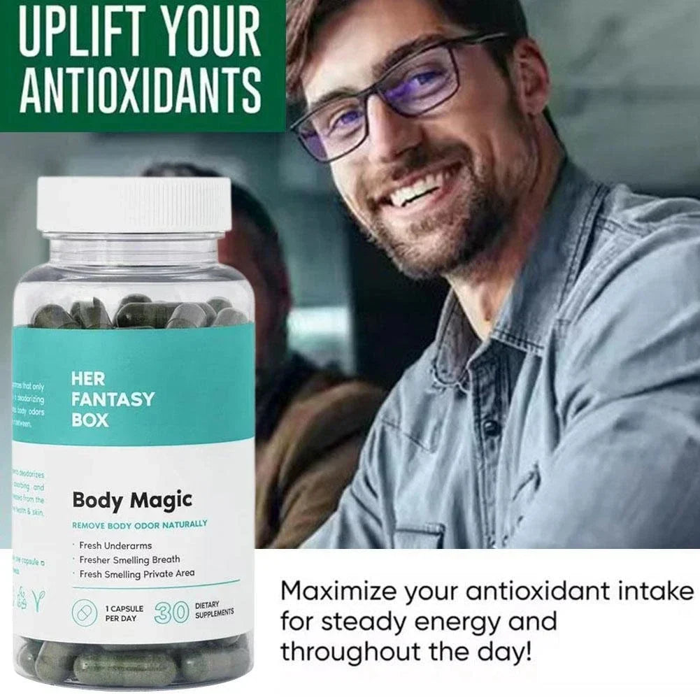 Chlorophyll - 30 Veggie Capsules for Detoxification, Digestion, Gut Health, Skin Support & Oily Skin - Natural Energy Booster