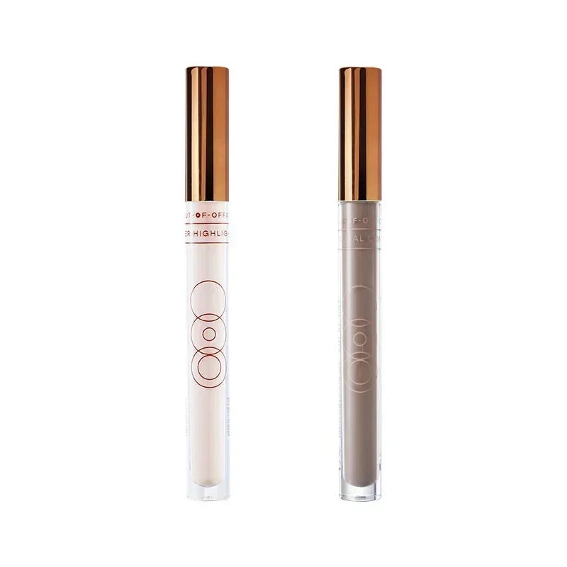 OUTOFOFFICE Liquid Highlighter Bronze Korean Makeup Long-lasting Flawless Contouring 3D Effect Rare Beauty Professional Cosmetic