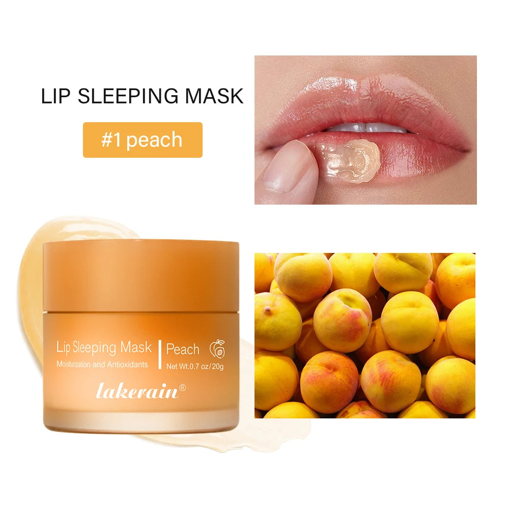 Dual-Color Lip Balm Reduce Fine Lines Nourishing And Hydrating Dry Cracked Lip Skin Care Vitamin C Blueberry Lip Mask Overnight