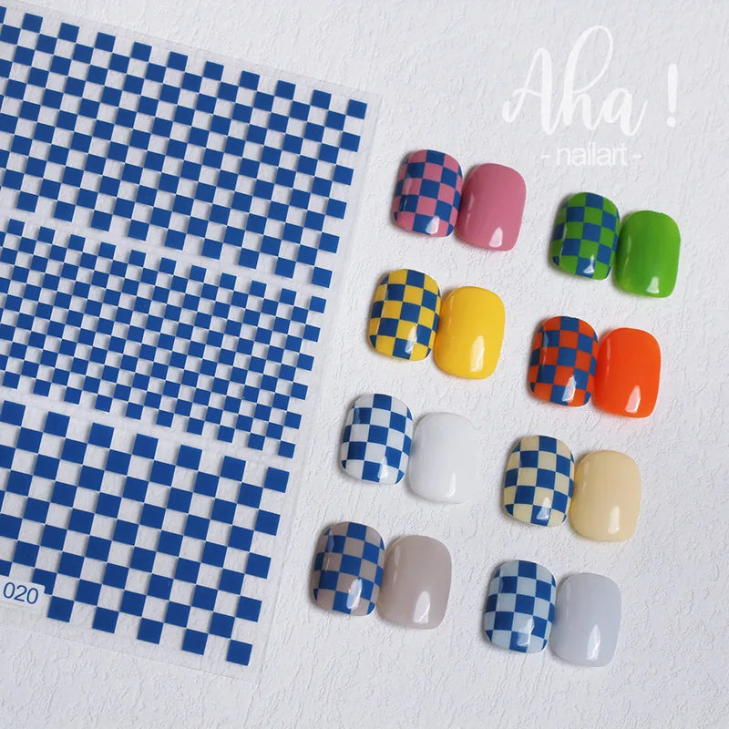 1Pcs Star/Moon/Cross Nail Art Stickers Gold/Silver Holographic Star Nail Decals Self-Adhesive 3D Manicure Decor
