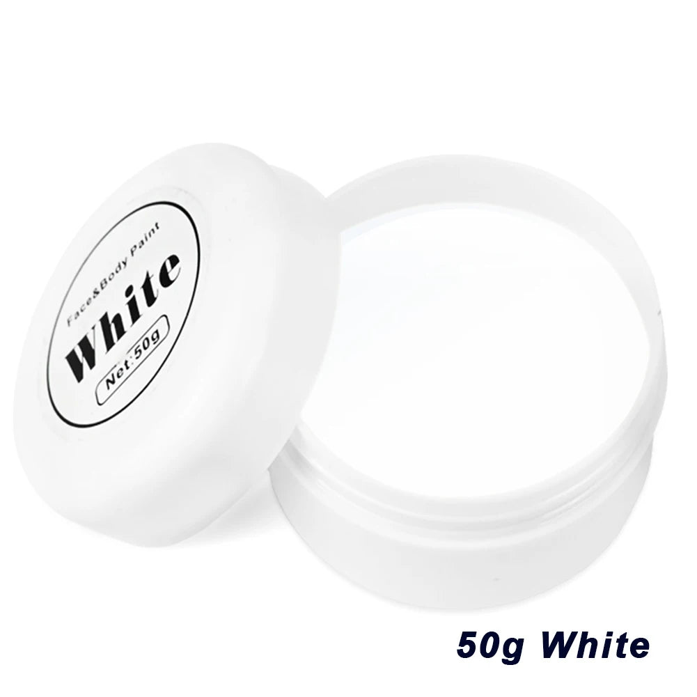 Professional Halloween Makeup Kit Face Body Paint White Black Red Special Effects Christmas Cosplay Party Supplies