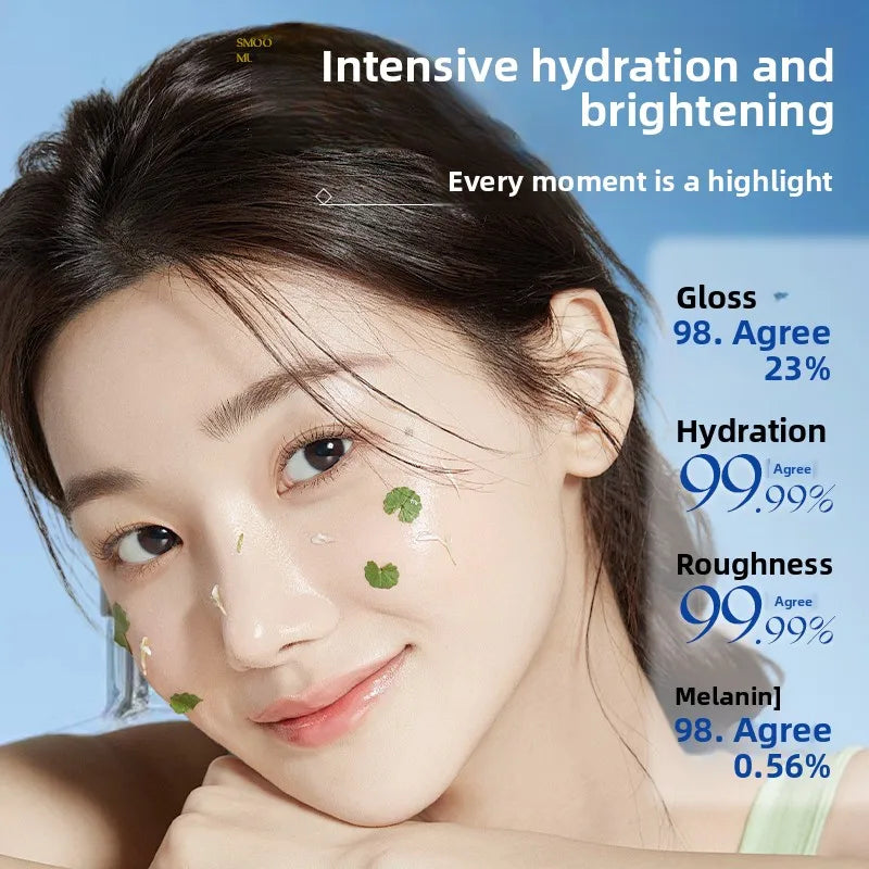 OHBT Blue Lotus Face Toner, 500ml Deep Moisturing Nourish Essence Water, Whitening Brighten Skin Toner Large Capacity