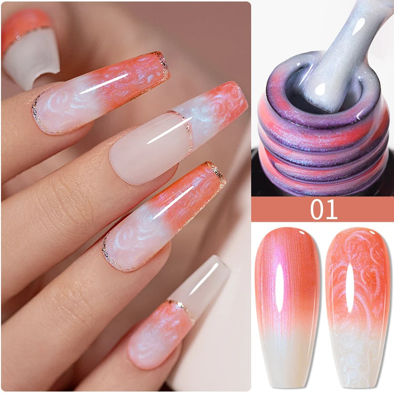 PUENTE 15ML Vitamin E Base Coat Gel Nail Polish For Soft Thin Breaking Nails Strengthen Soak Off UV Gel Varnish For Nail Care