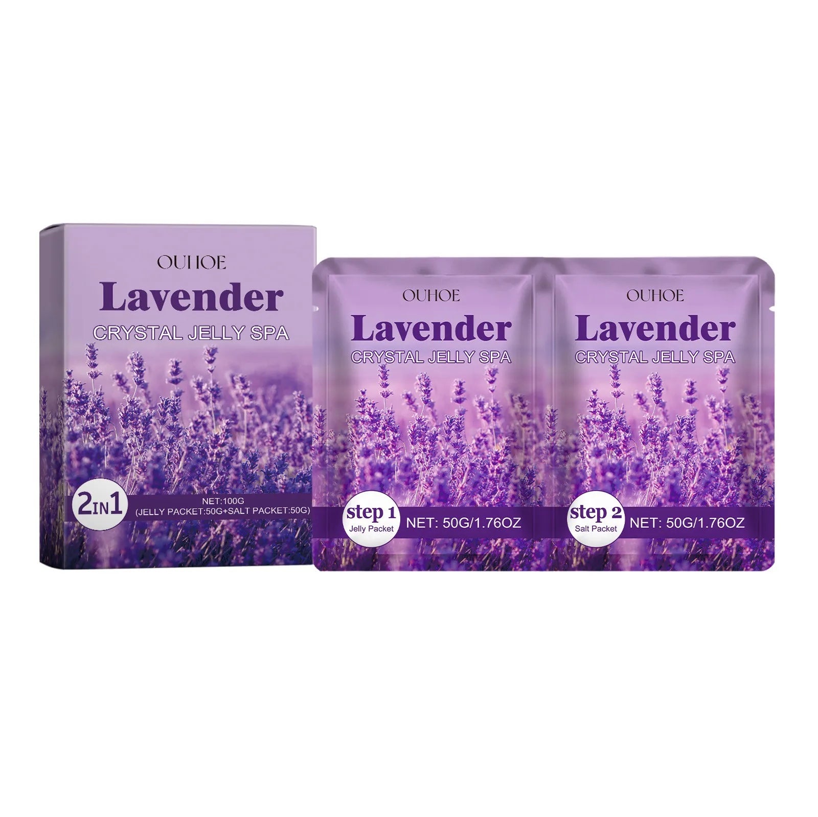 Crystal Jelly Spa Foot Soak Remove Dead Skin Soften Calluses Body Exfoliation Eliminate Fatigue Soothing Mud Scruber Skin Care