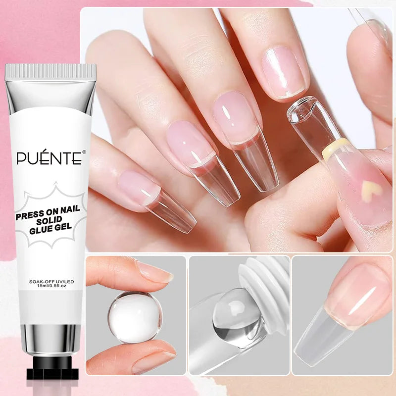 15ML 4 in 1 Builder Nail Gel For Quick Extension Nail Reinforcement Construction UV Gel Polish Semi-permanent Nail Art Varnish