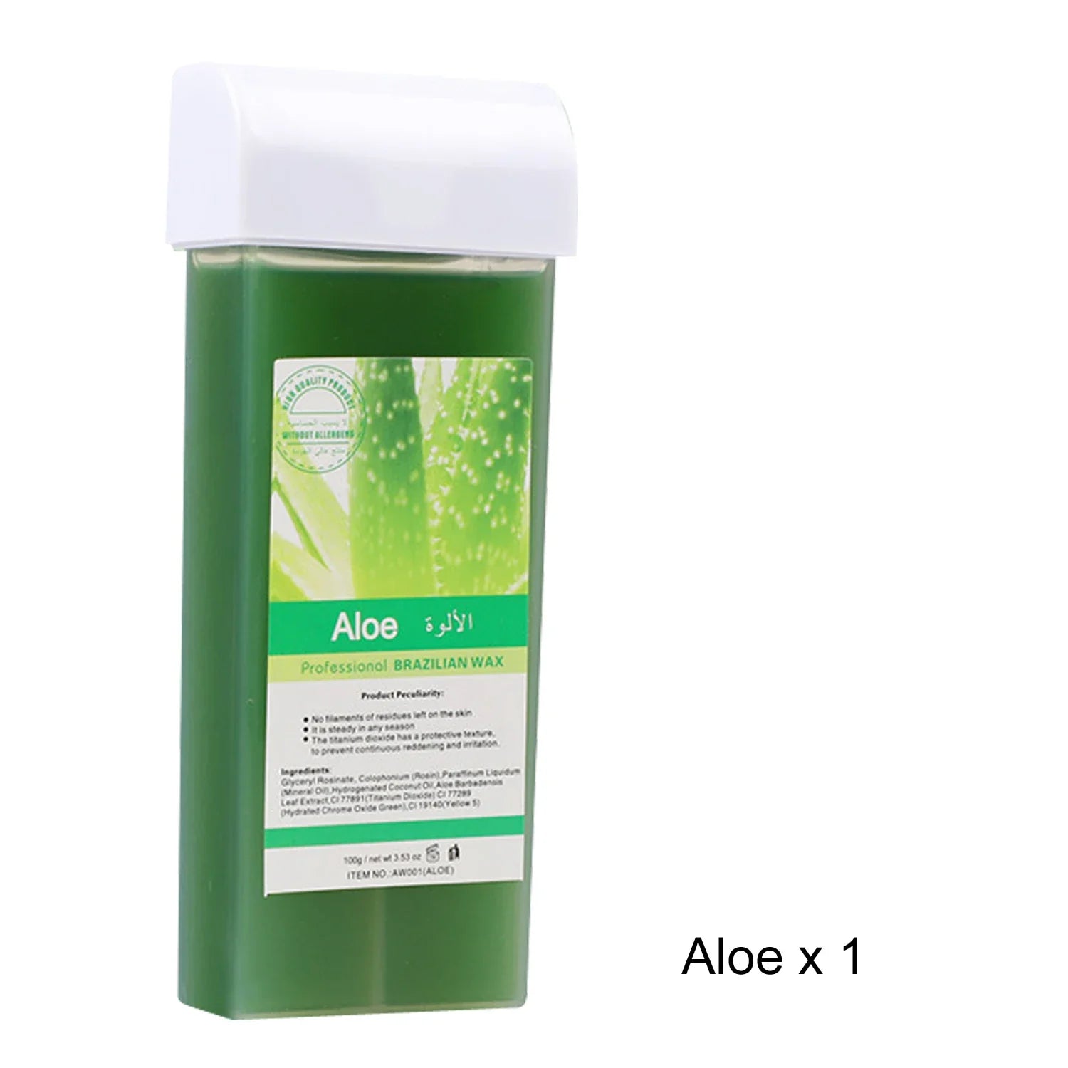 Roll on Wax Refill Painless Wax Roll On For Hair Removal Depilatory Wax Warmer Cartridge For Aloe Wax Bikini Body Hair Removal