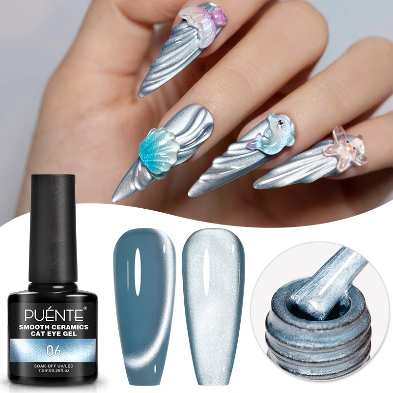 PUENTE 15ML Vitamin E Base Coat Gel Nail Polish For Soft Thin Breaking Nails Strengthen Soak Off UV Gel Varnish For Nail Care