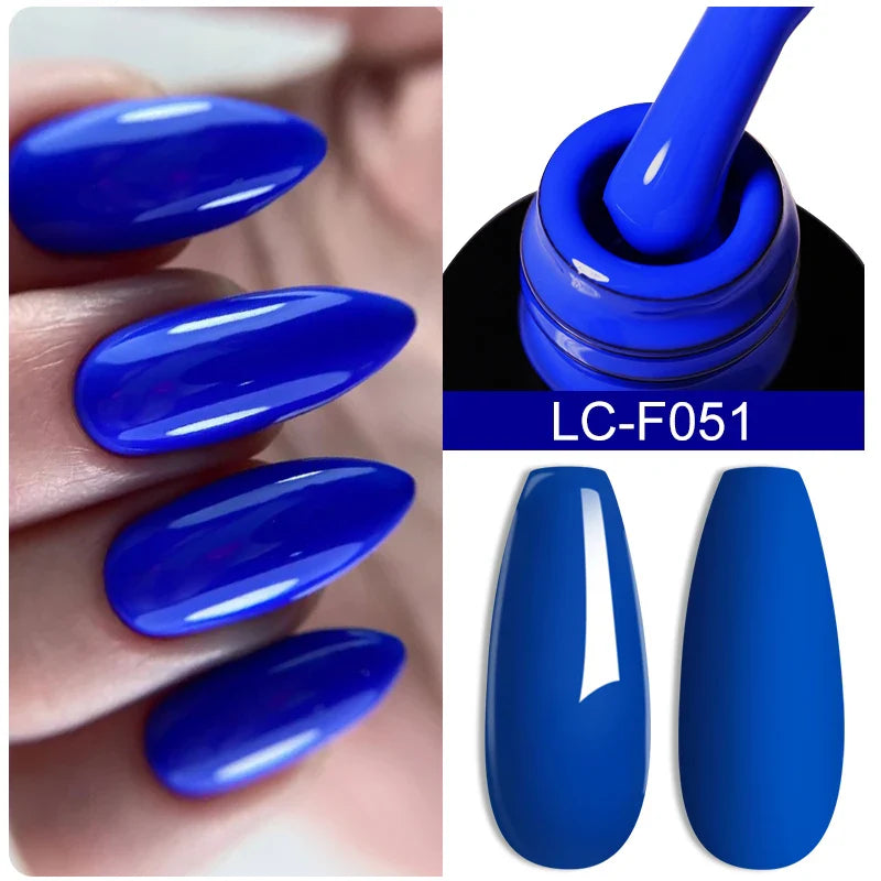 LILYCUTE Fluorescent Nail Gel Polish Orange Red Neon Bright Color Summer Series Soak Off For Manicure Nail Art UV Gel Varnish