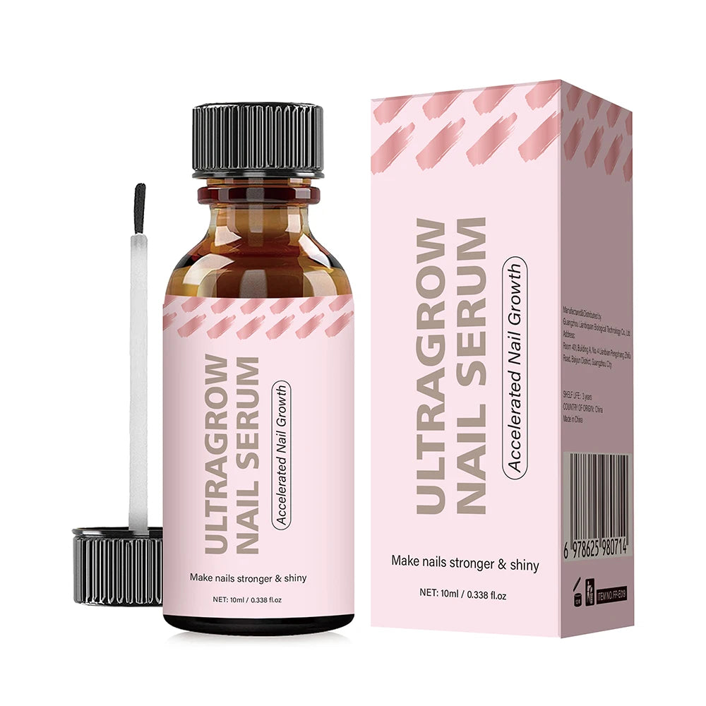 10ML UltraGrow Nail Serum for Growth and Strength with Keratin Complex Olive Oil & Vitamin E for Weak, Brittle, Splitting Nails