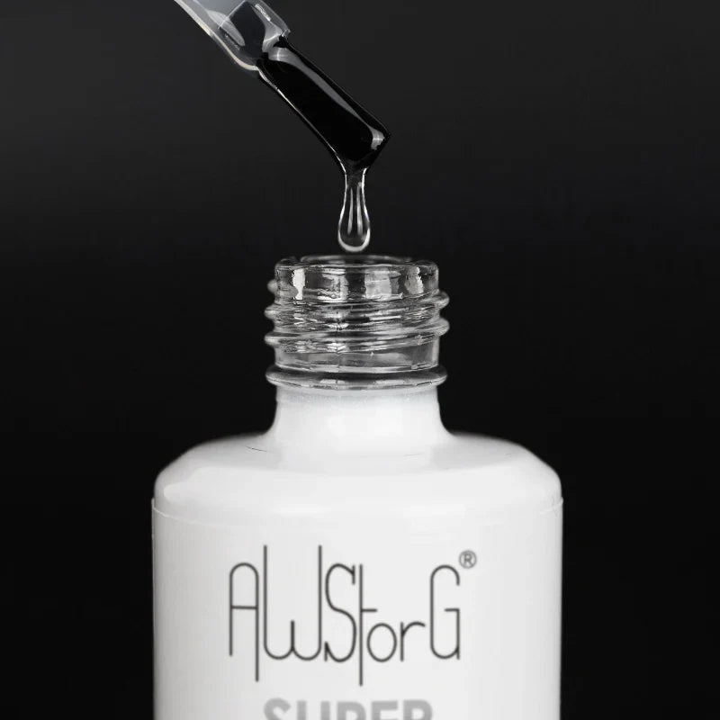 AWStorG 15ML Super Top Coat Function Gel No Wipe Matte Top Gel Transparent Soak Off UV LED NailArt Manicure Gel Varnish Primer