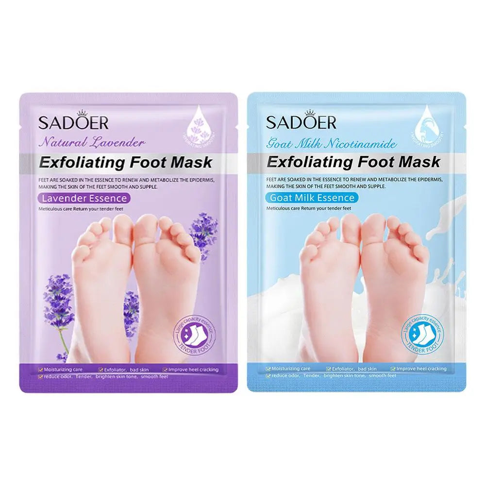 1 Pair Exfoliating Feet Mask Exfoliating Foot Peel Mask Socks Pedicure Peeling Dead Skin Remover Feet Mask Peel Moisturizing
