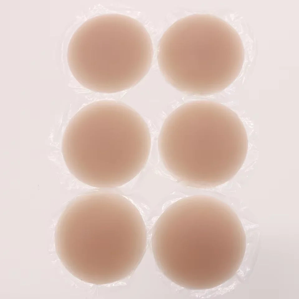 Nipple Cover Stickers Adhesive Tape Reusable Silicone Nippls Pasties Sticky Breast Bra Pads For Dress Bikini Women