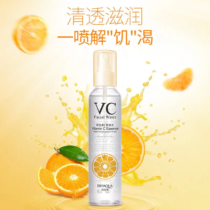 BIOAQUA Toner Vitamin C Moisturizing Refreshing Shrinking Pore VC Spray Firming Facial Water Skin Care