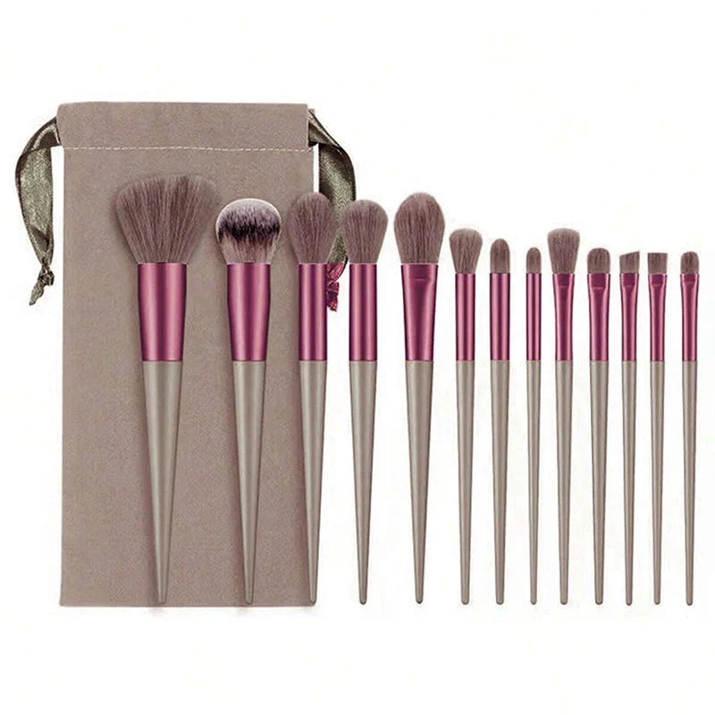 8Pcs Makeup Brush Set Makeup Concealer Brush Blush Loose Powder Brush Eye Shadow Highlighter Foundation Brush Beauty Tools