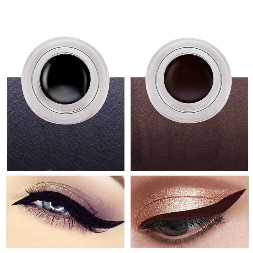 Miss Rose Black Eye liner Pen Makeup Gel Eye Shadow Eyeliner Kajal Eye Shimmer Cosmetics