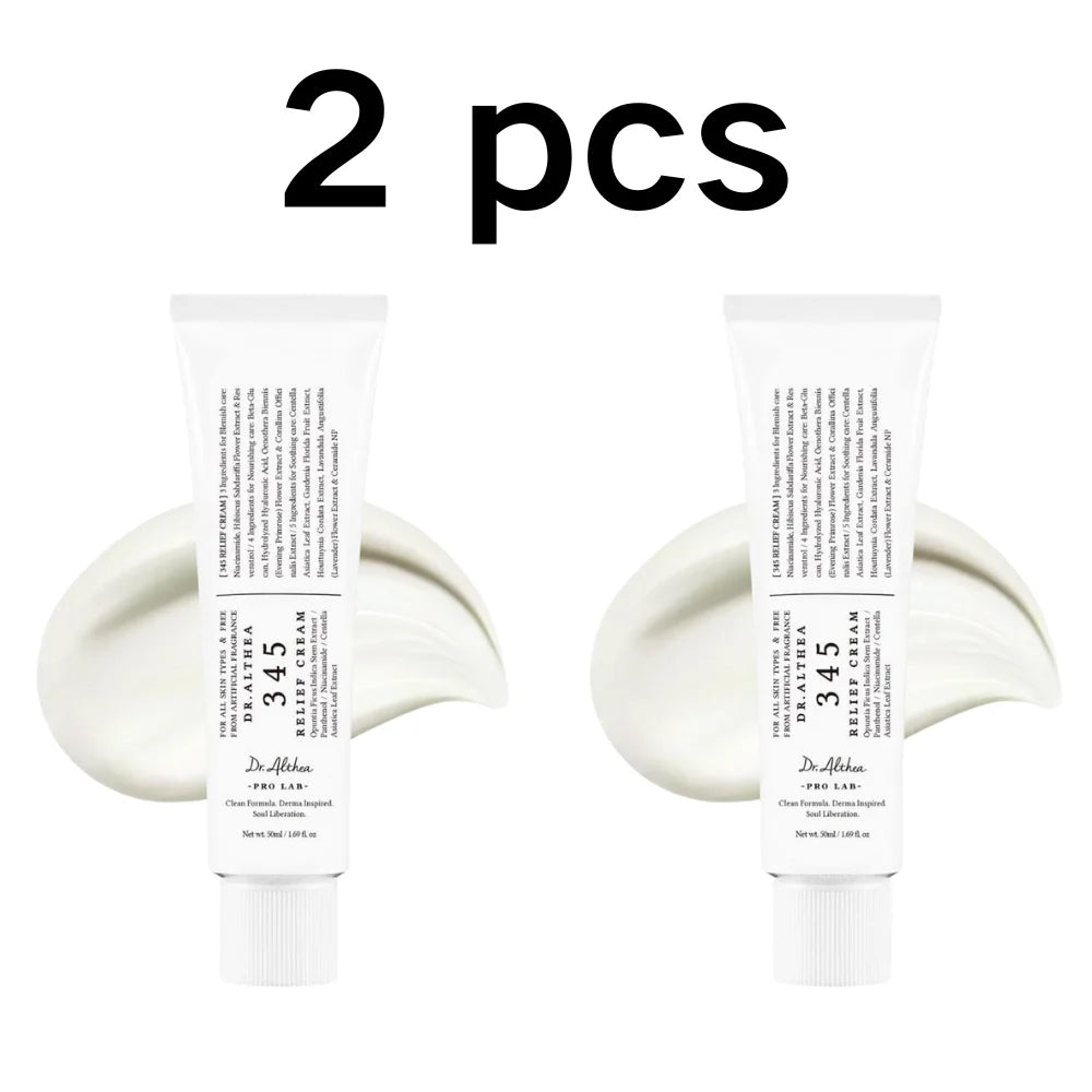 345 Relief Cream Korean Dr.Althea Antioxidant Relief Cream Soothing Hydrating Repair Clean Acne For Oily Skin Care