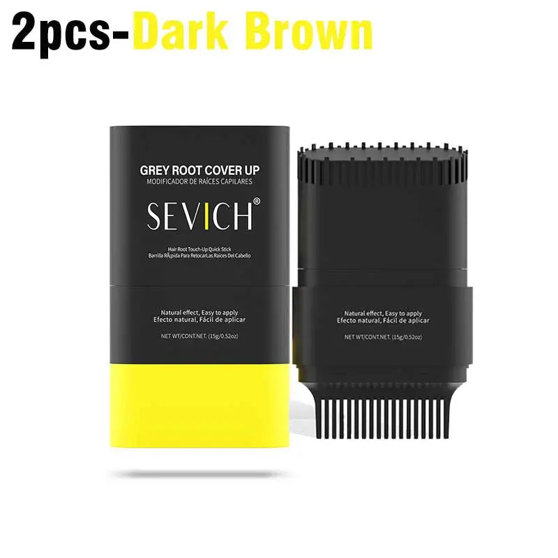 Hair Color Stick For Men & Women Quickly Covers Gray White Hair Concealer Waterproof Hairline Instant Covering Hair Dye Stick