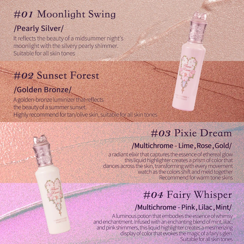 Flowerknows Midsummer Fairytales Collection Liquid Highlighter(Multichrome)