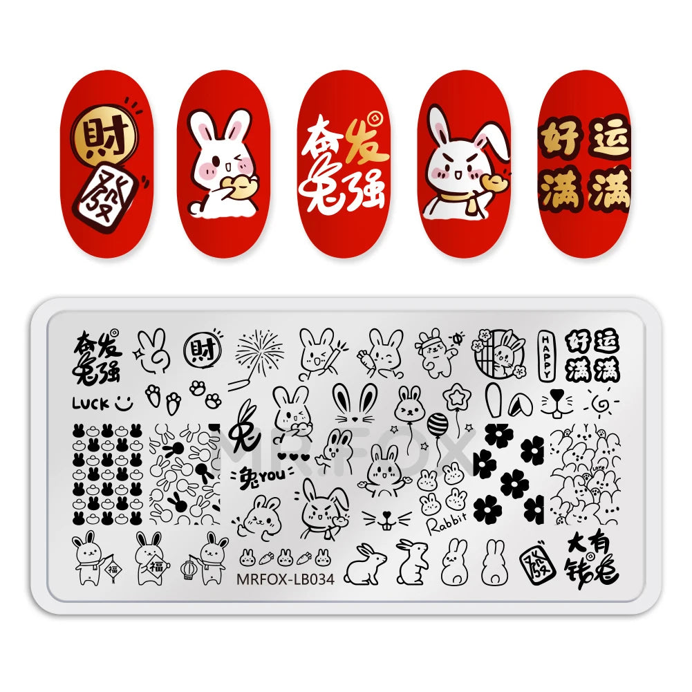 1PCS Blue Ocean Animal Nail Art Stamping Plates Fish Image Stencils for Nails Stamp Tools Manicure Template