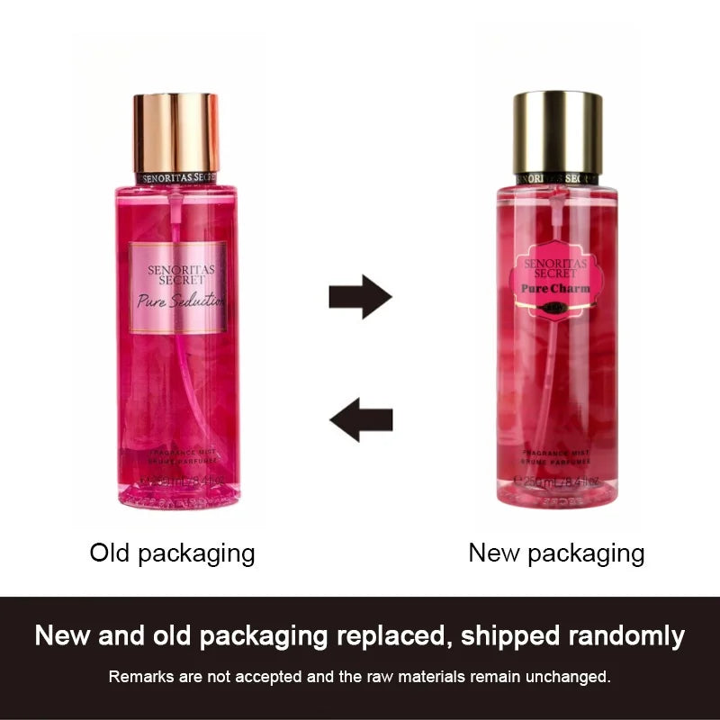 Women's Charm Secret Perfume Lasting Fresh Vitality Confident Body Perfume Spray Victoria Fruity Pheromone Eau De Toilette 250ml