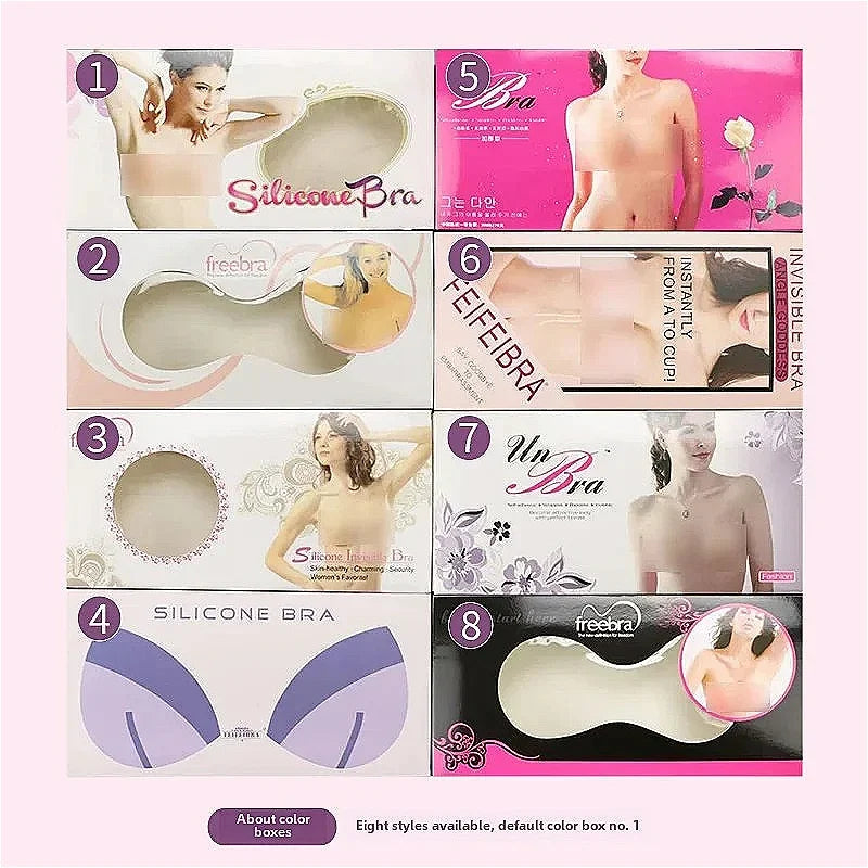 Silicone Bra Invisible Push Up Sexy Strapless Bra Stealth Adhesive Backless Breast Enhancer For Women Sticky Wedding Bikini Bras