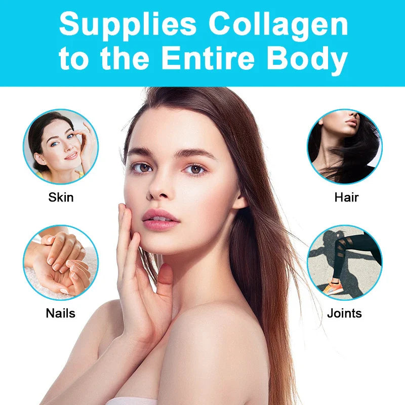 Multi-Collagen Capsules for Men and Women - Hydrolyzed Type I II III V X for Skin, Hair, Nails, Bones, Joints, Nutrition and Pro
