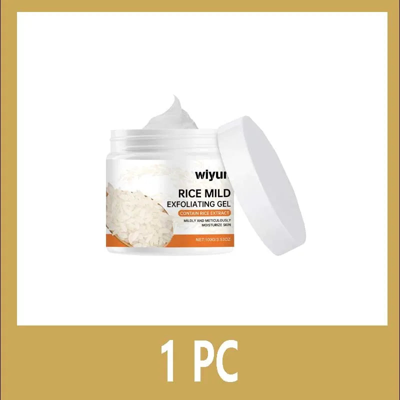 Rice Exfoliating Gel Face Oil Control Purifying Face Pores Shrinking Brighten Moisturizing Facial Scrub Product Improve Skin