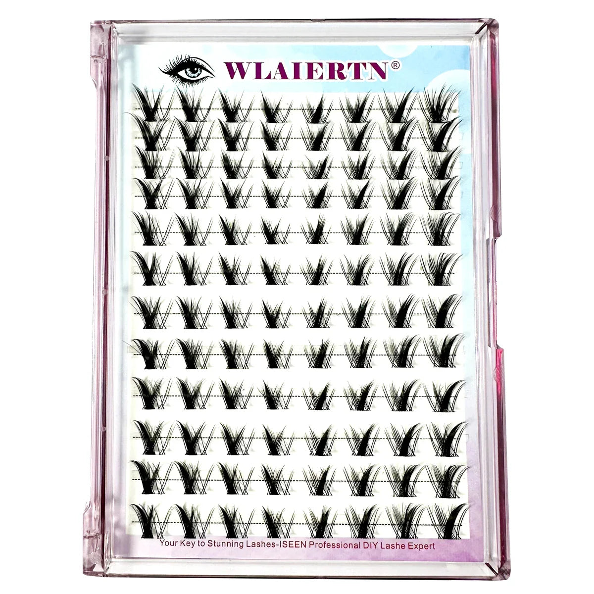 10-14-Individual Lashes 12Row DIYClusters Natural Long Manga False Eyelashes Extension Makeup Tool Individual Eyelash maquillaje