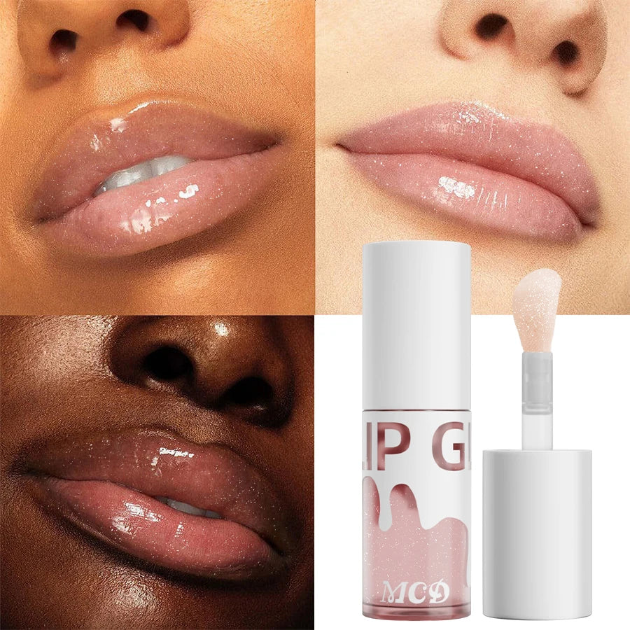Glitter shimmer Sexy Lip Oil Hydrating Plumping Lip Coat For Lipstick Lipgloss Tinted Lip Plumper Serum Lips Glow Oil Treatment
