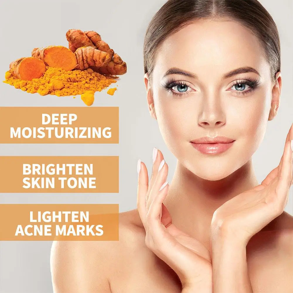 1/2/3PCs Turmeric Face Serum Turmeric Anti-oxidation Serum Turmeric Dark Spot Corrector Serum Facial Brighten White Turmeric Oil
