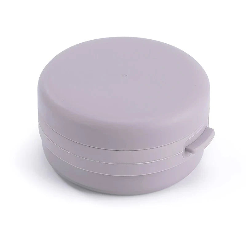 Portable Bathing Brush Hanging Bath Body Scrubber Soap Case Silicone Bathing Brush Massage Bath Brush Hair Tactile Brush