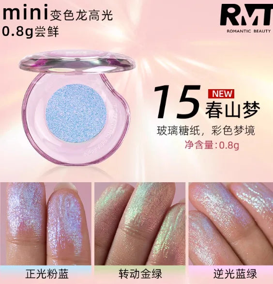 RMT Romantic Beauty Vientiane Chameleon Highlight Blush Repair 3-in-1 Liquid Brightens Face