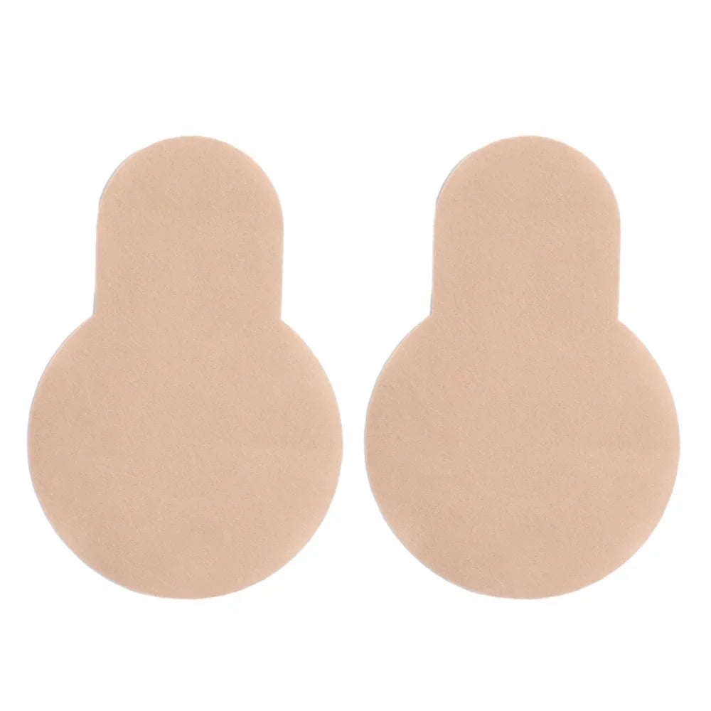 10Pcs Push Up Bras Self Adhesive Silicone Strapless Invisible Bra Women Reusable Sticky Breast Lift Bra Pads Petal Nipple Covers