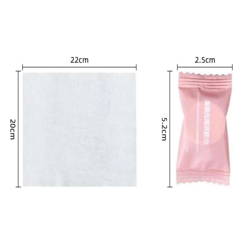 20/50PCS Mini Compressed Towel Disposable Capsules Towels Magic Face Care Tablet Outdoor Travel Cloth Wipes Paper Tissue