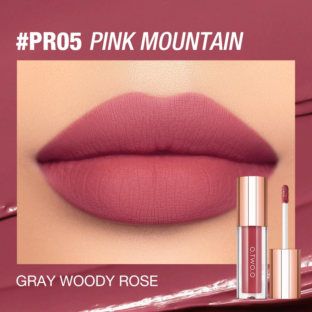 Velvet Matte Lipstick Ultra Pigmented Long Lasting Waterproof Lip Gloss Smudge Proof Non Sticky Hydrating Lip Stain