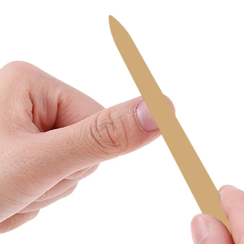 Stainless Steel Double Sides Thick Nails Pedicure Metal Nail File Acrylic Manicure Tools Gel Rasp Nail Accessories