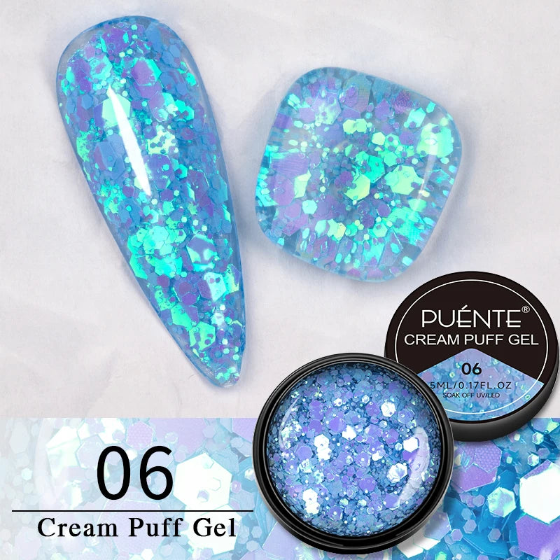 PUENTE 15ML Vitamin E Base Coat Gel Nail Polish For Soft Thin Breaking Nails Strengthen Soak Off UV Gel Varnish For Nail Care