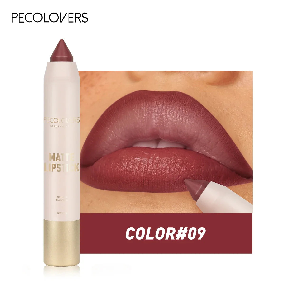 Red Lipstick Waterproof Lasting Plump Lip Glaze Silky Natural Outline Velvet Moisturizing Lip Gloss Makeup Lipliner Pen