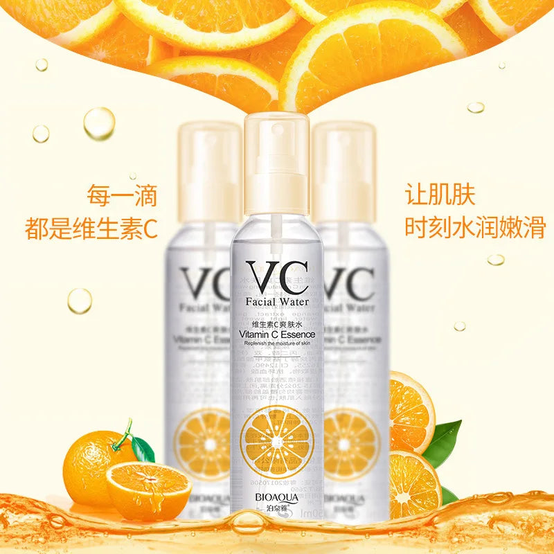 BIOAQUA Toner Vitamin C Moisturizing Refreshing Shrinking Pore VC Spray Firming Facial Water Skin Care