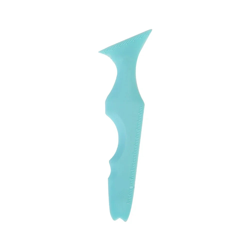 CNK 5 in 1 Silicone Beauty Ruler Reusable Eyeliner Stencils Winged Tip Eyeliner Aid Eyebrow Stencil Multi-Purpose Makeup Tool