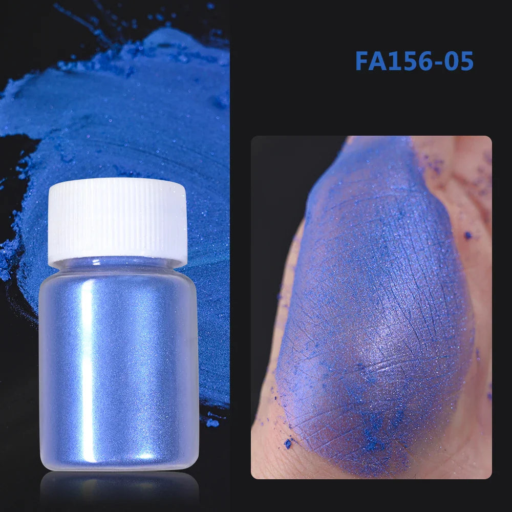 1Box Cherry Pink Chrome Pearl Nail Powder Gradient Mirror Effect Nail Art Glitter Auroras Rubbing Dust Nail Art Decoration 10g