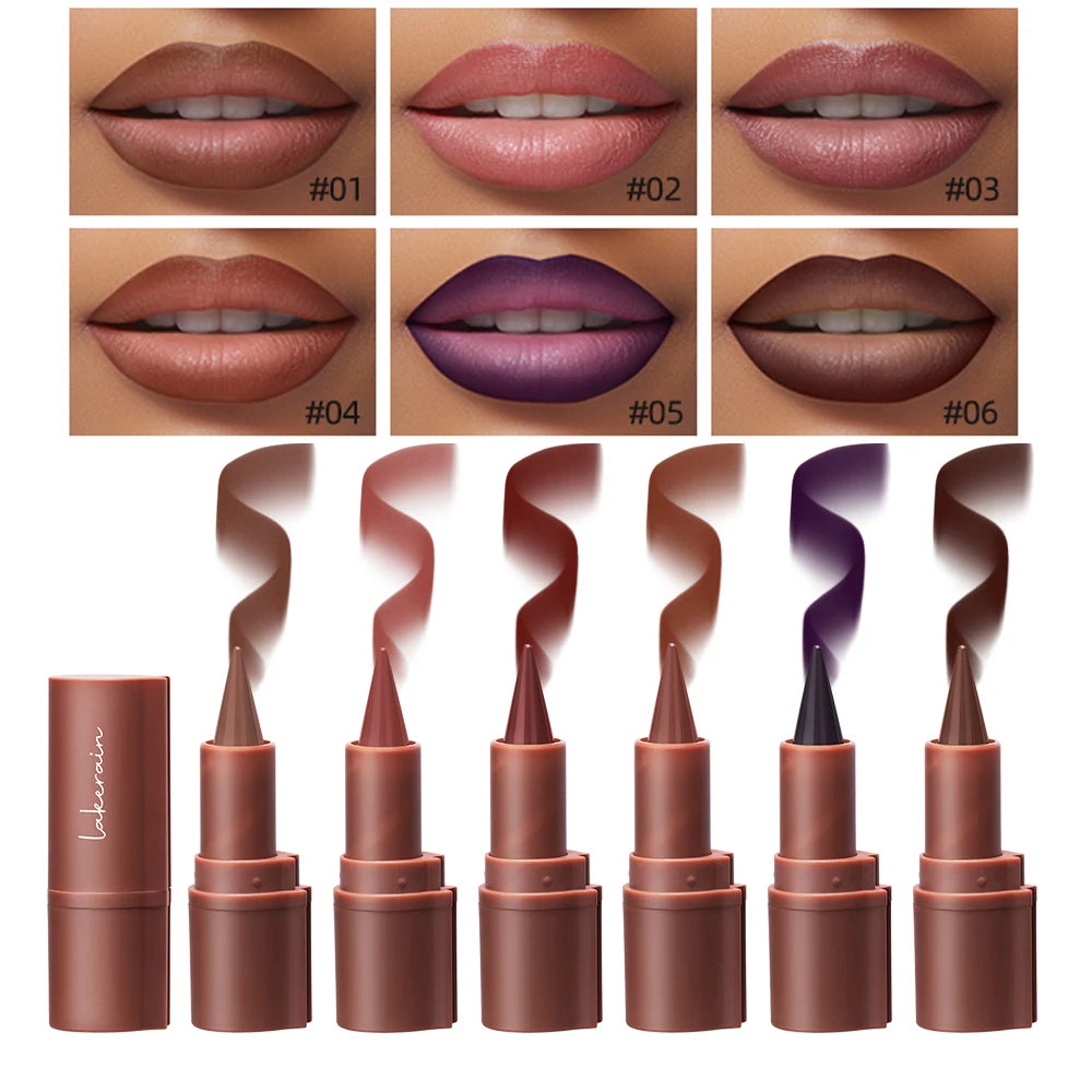 Gradient Lip Liner Lipstick Long Lasting Waterproof Matte Makeup Non Sticky Contouring Tint Lip Liner Crayon Lip Cosmetics