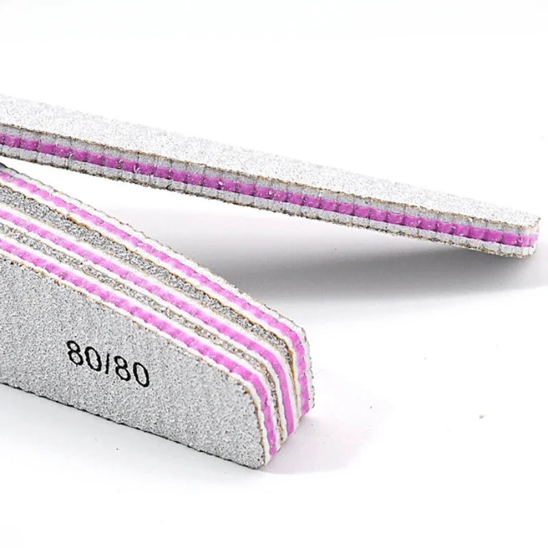 Nail File 100 To 240 Professional Tools Emery for Manicure Lime 240 Sandpaper Gel Polishing Files for Nails Buffers Set Polisher