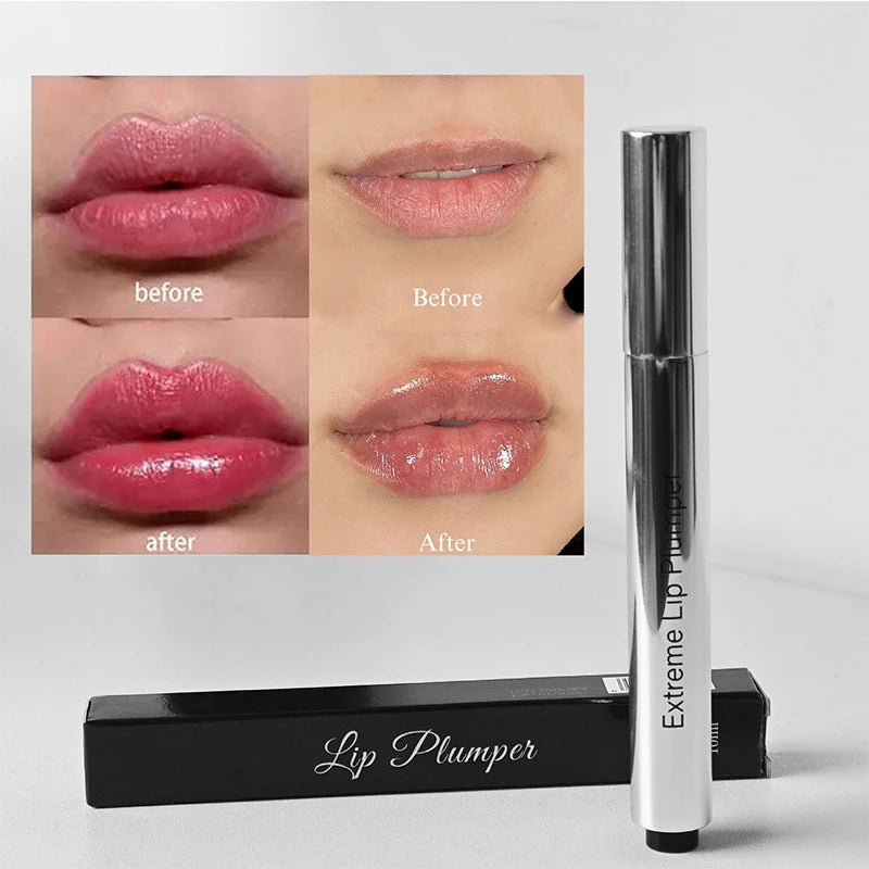 Collagen Lip Plumping Oil Instant Long Lasting Volumise Deeply Moisturize Reduce Lip Lines Lightweight Non-sticky Lip Balm Oil