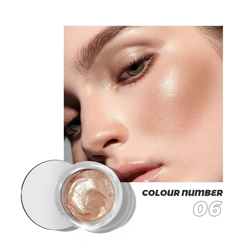 9 colors of liquid highlighter, waterproof and not easy to fade, multi-functional, cheeks & eyes & face & lips & body