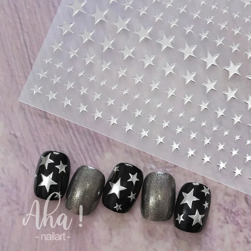 1sheet 3D Sweet Cherry Fruit Nail Art Stickers Summer Peach/Lemon/Star/Moon Nail Decals 8*10cm Adhesive Red Cherry Nail Decor