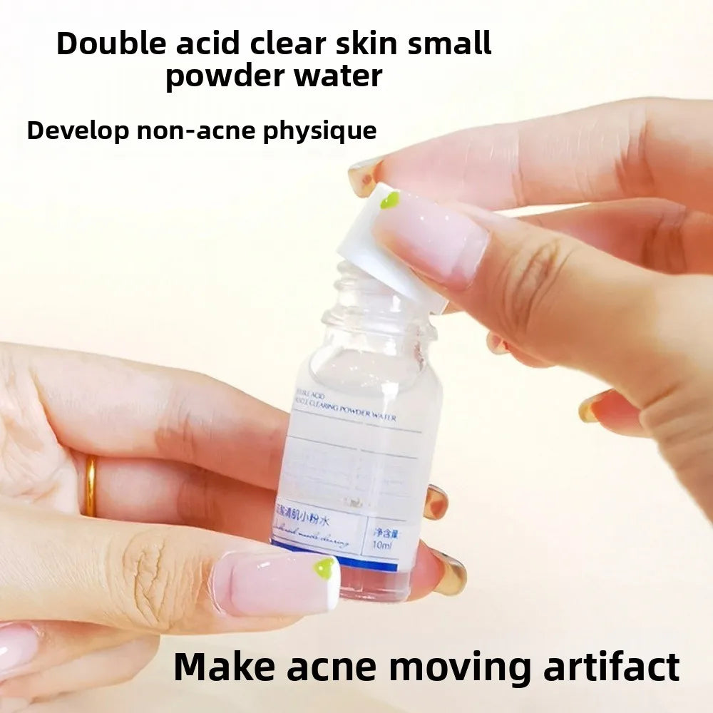 10ml pink serum, shrink pores, lighten acne marks and control oil cleansing
