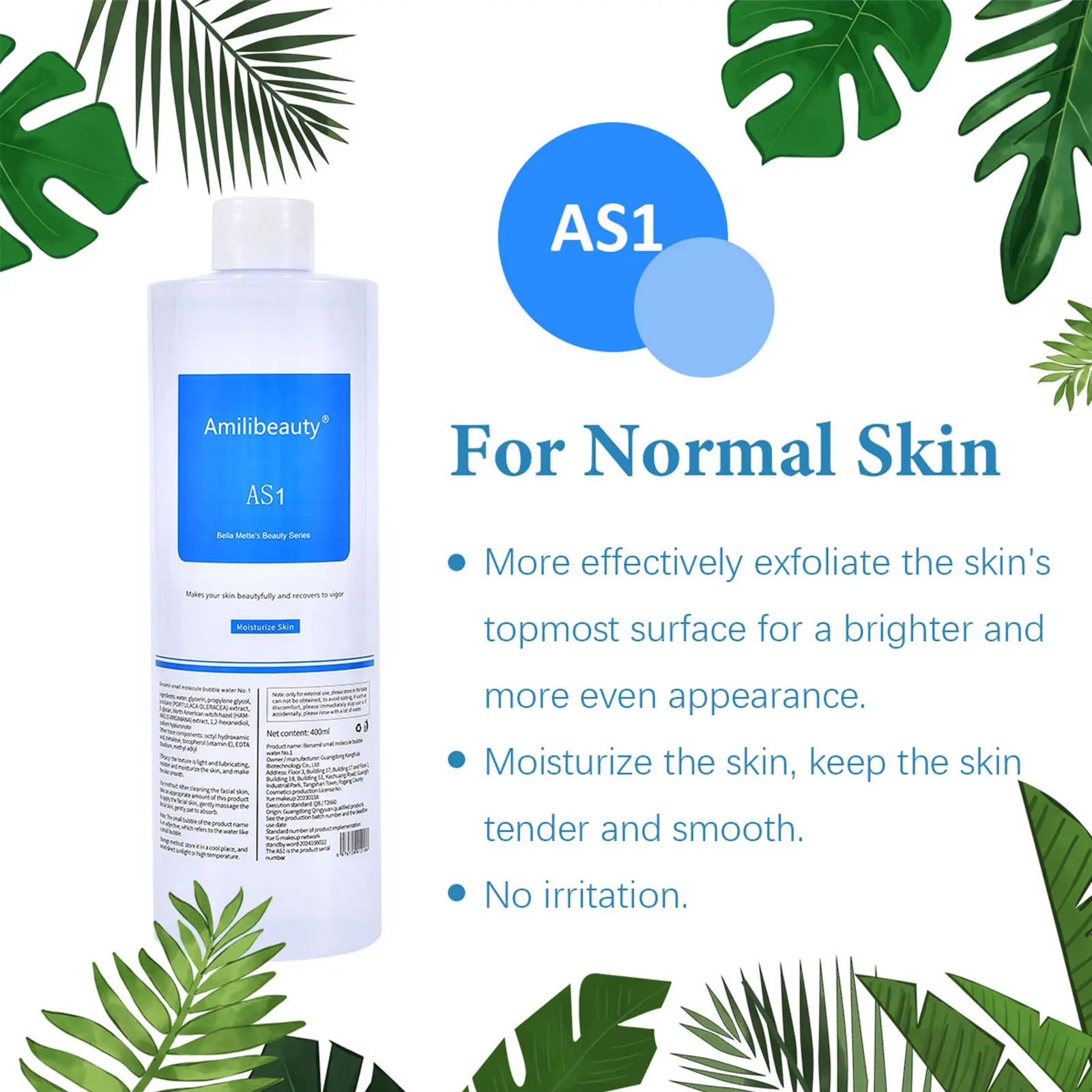 3pcs/Lot 1200ML Hydra Liquid Face Serum Facial Aqua Peel Solution AS1 SA2 AO3 For Beauty Machine SkinCare Deep Cleaning