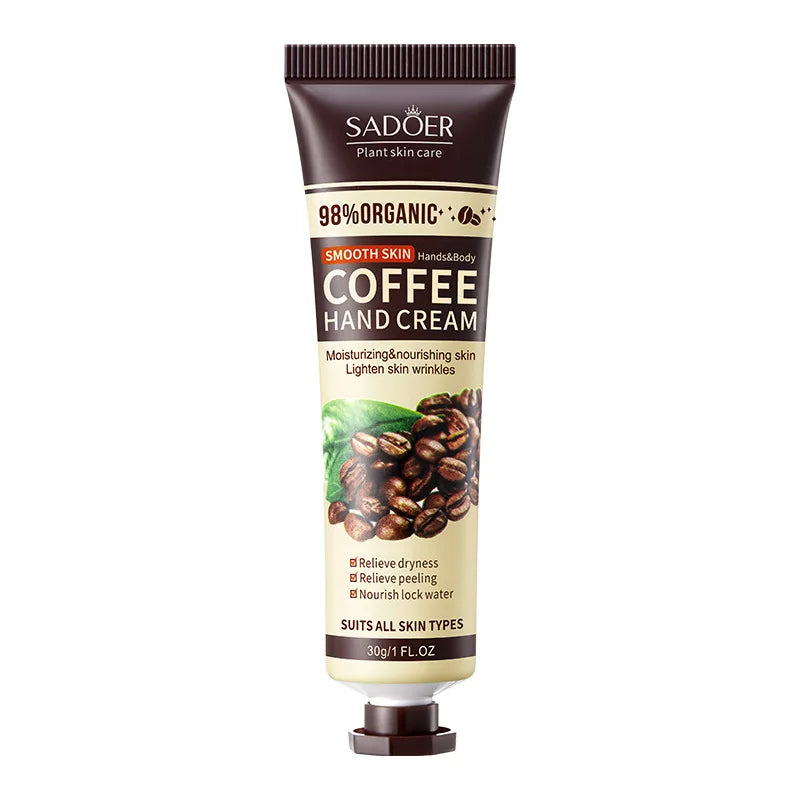 1/2/3/5pcs SADOER Coffee Hand Cream Sets Moisturizing Nourishing Whitening Hydrating Hands Skin Care Products