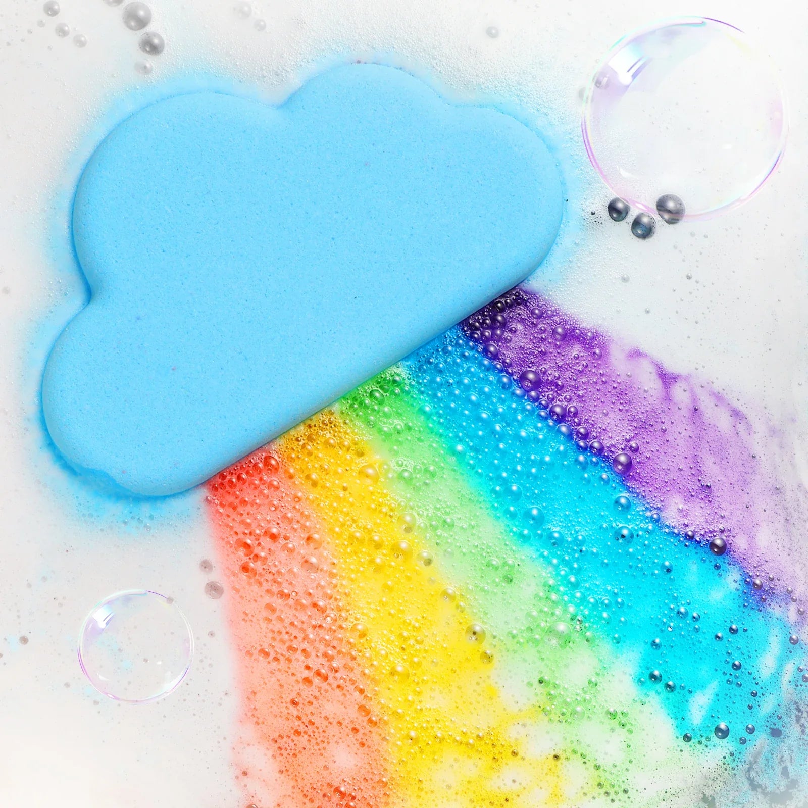 1Pcs/4Pcs Rainbow Bath Bombs Gift Set, Handmade Organic Bath Bombs for Kids Girls, Natural Kid Bubble Bath Fizzy